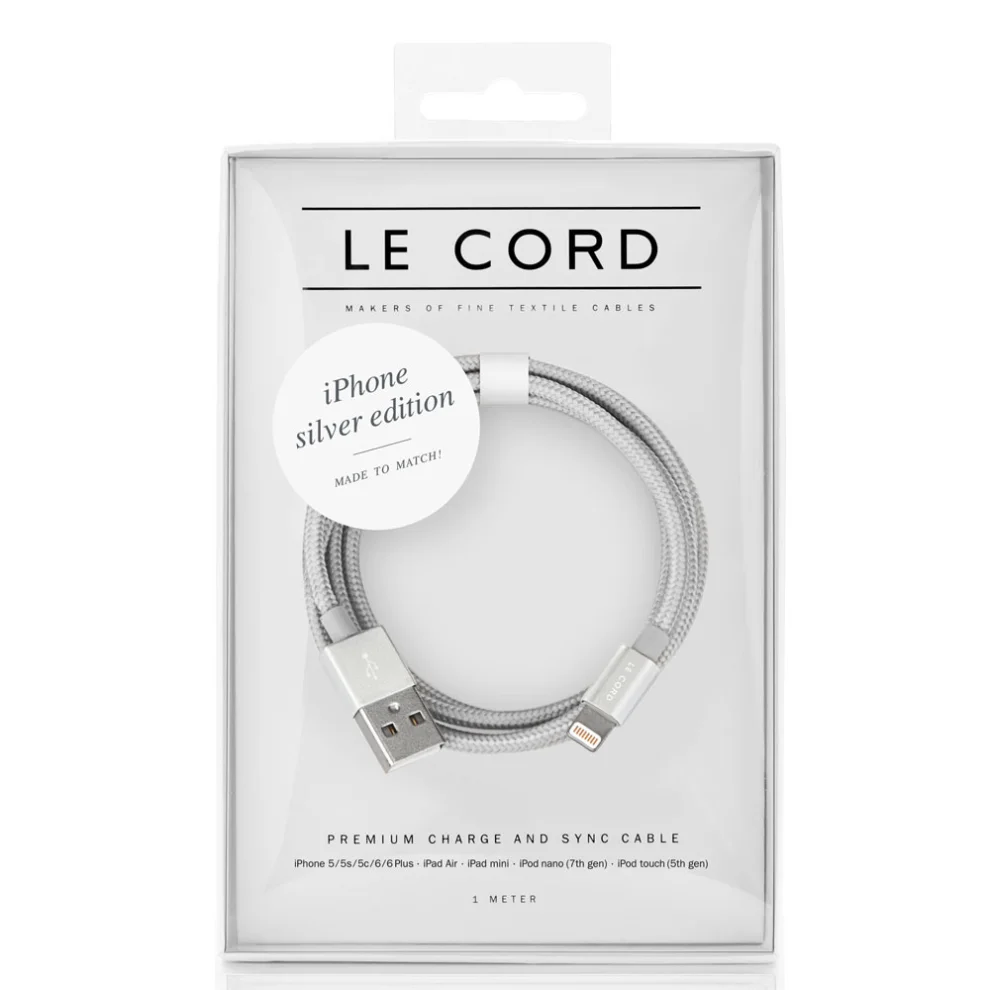 Le Cord - Solid Silver - 1 Meter