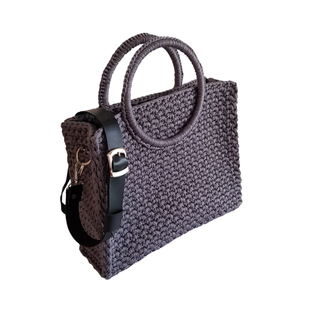 Mien İstanbul - Knitted Round Handle Bag 