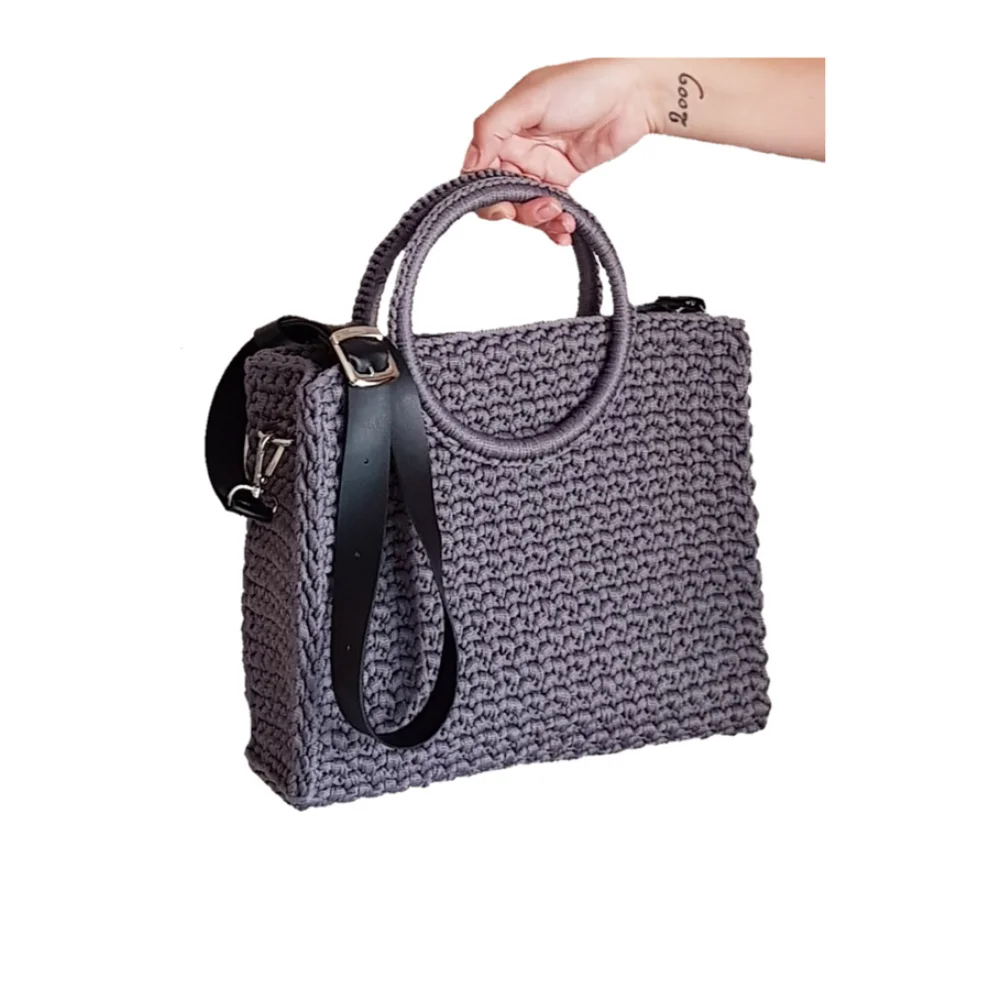 Mien İstanbul - Knitted Round Handle Bag 