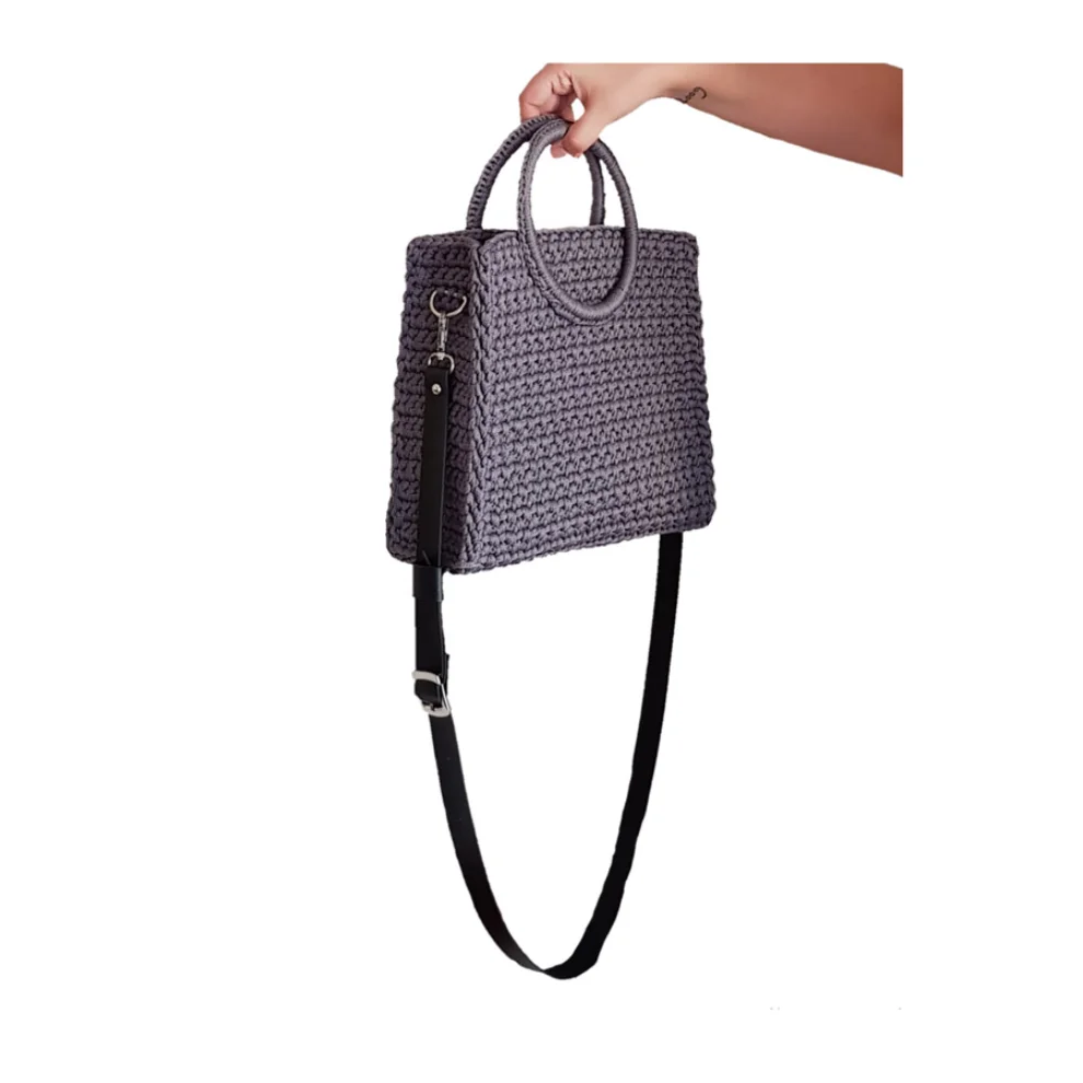 Mien İstanbul - Knitted Round Handle Bag 