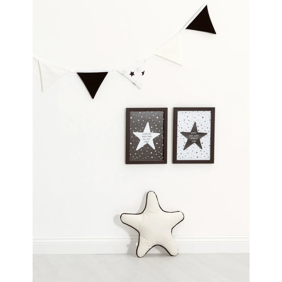 Baluna - Blackstar Star Pillow