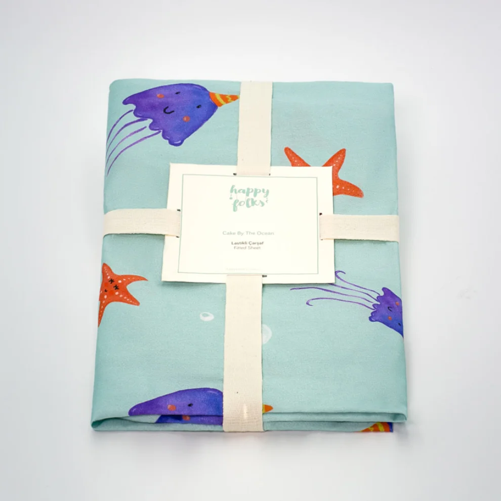 Happy Folks - Jelly Fish Fitted Sheet