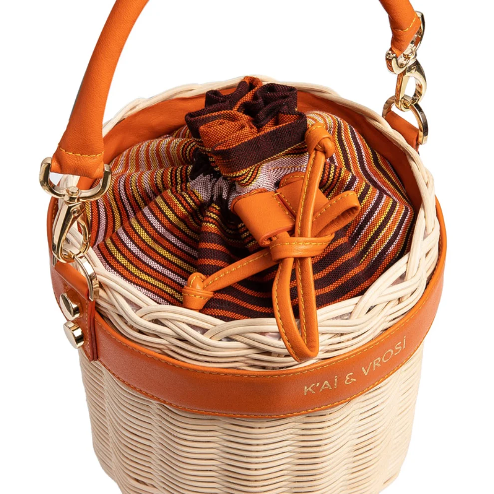 Kai & Vrosi - Okordule Handmade Wicker Basket Bag