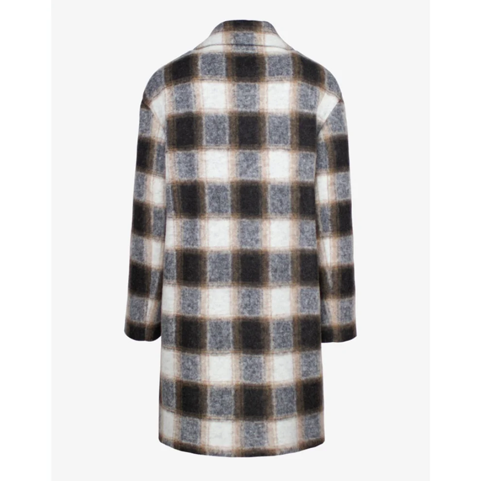 Faund - Plaid Basic Oversize Coat