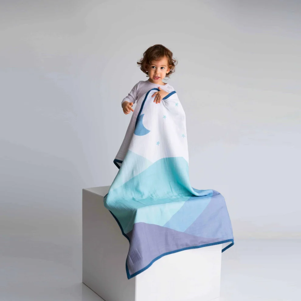 Bebe Bellota - Goodnight 6 Layer Organic Baby Muslin Quilt