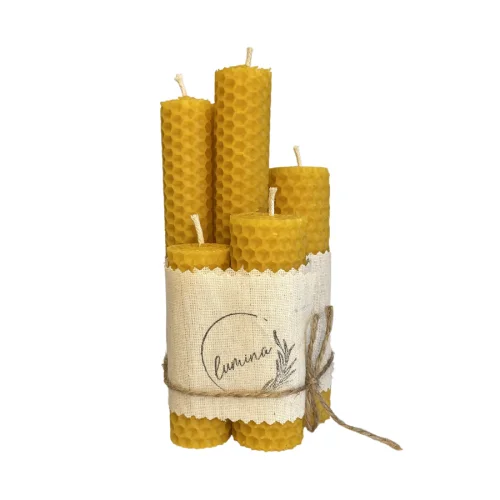 Lumina Candles - Lumina 5 Piece Beeswax Set