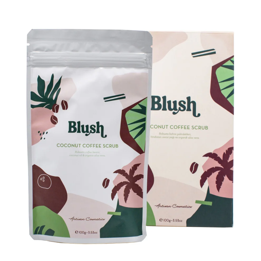 Blush Skin Care - Coconut Coffee Body Scrub Peeling