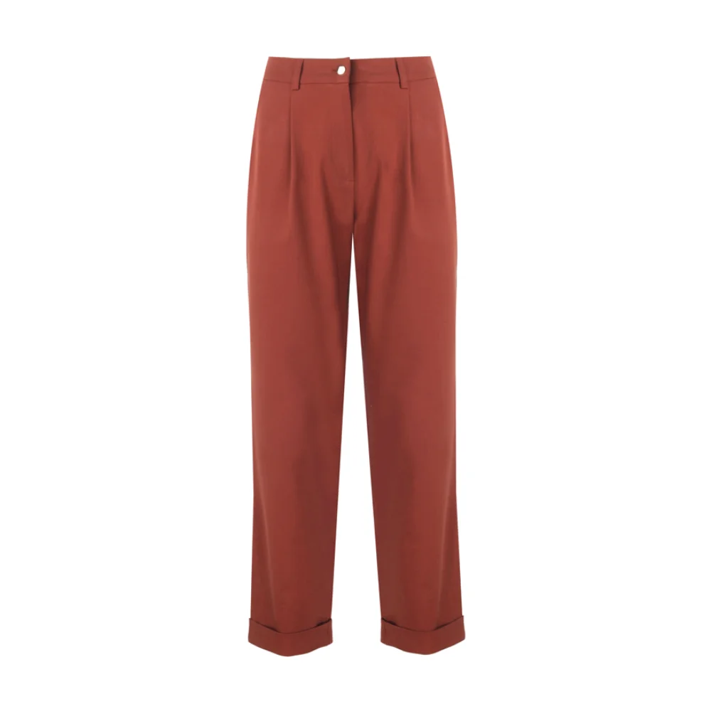 Beamy - Panna Pleated Turn-off Cuff Pants