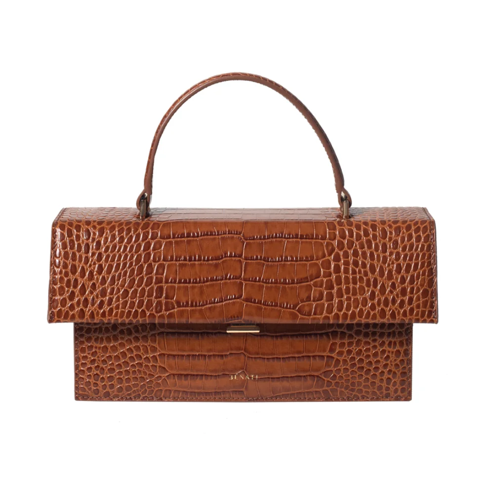 Benati - Gina Croco Hand and Shoulder Bag