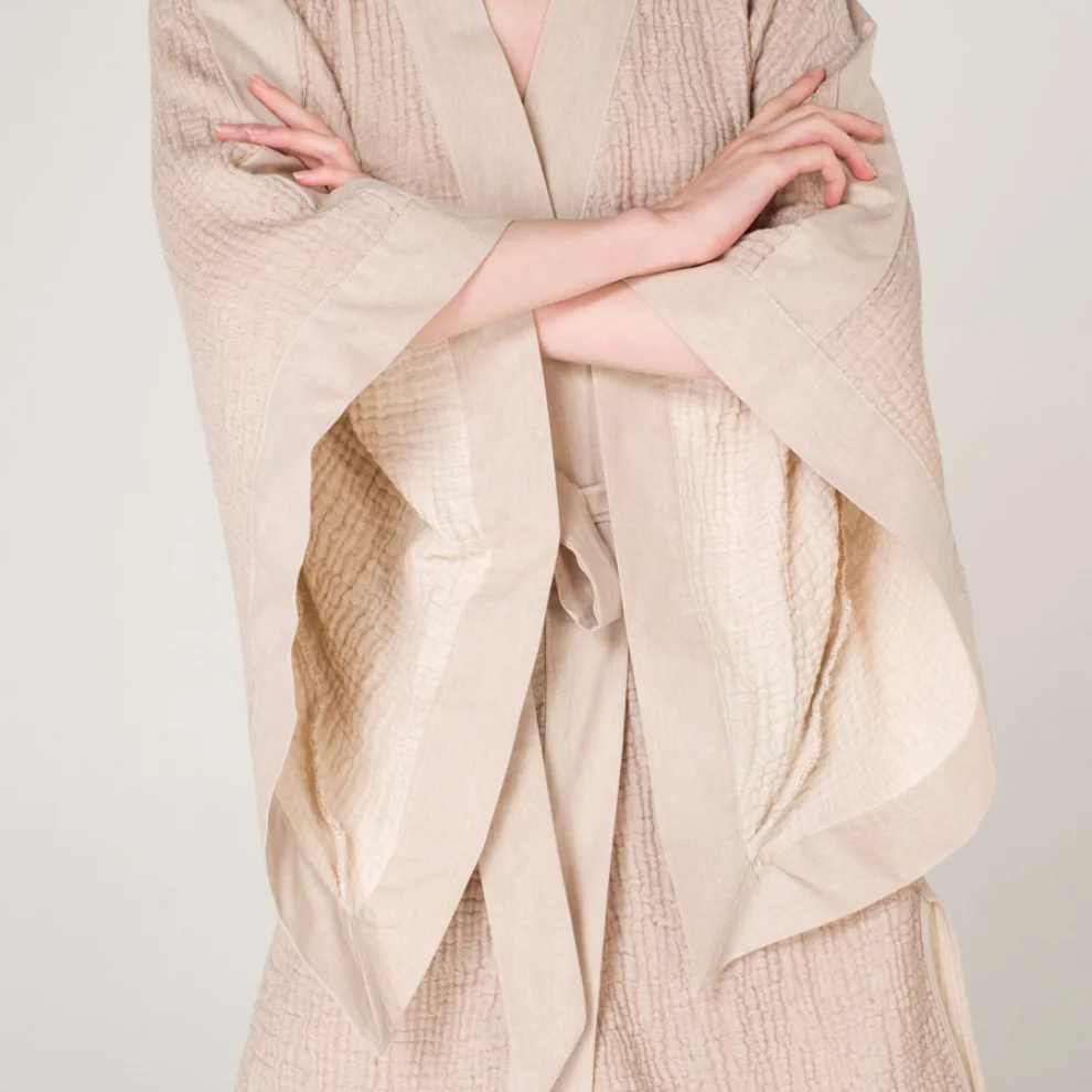 Miespiga - Kybele Soft Crepe Muslin Beach Kimono